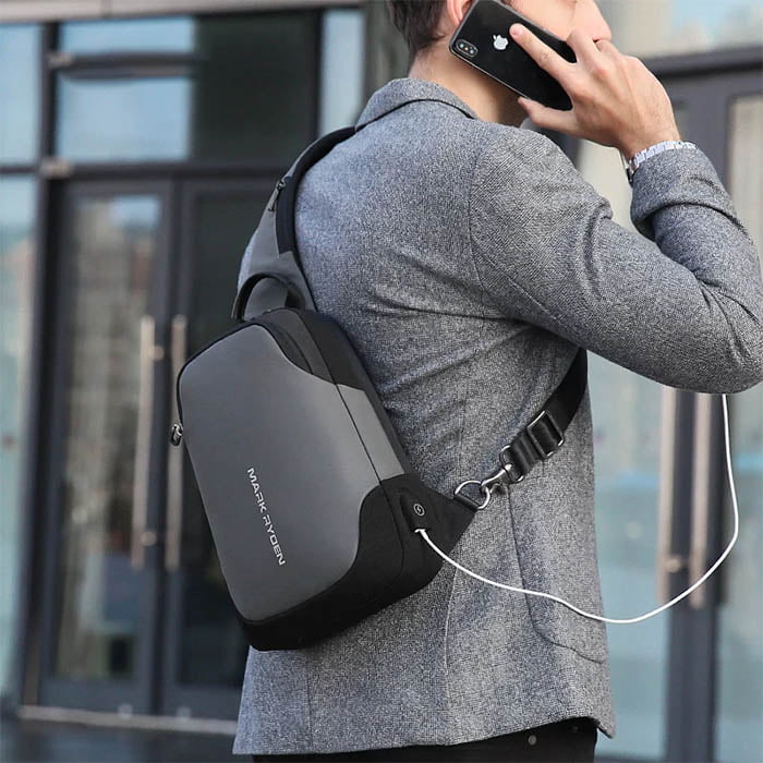 Sac Bandoulière Sport Unisexe Imperméable - Compact, Multifonction - Pour Homme Et Femme - Usage Quotidien