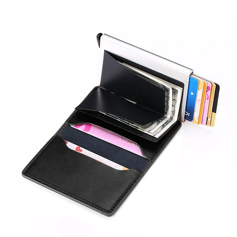 Porte-cartes RFID Euroweb - 6x9x0.4 Cm - Bleu - Anti-vol
