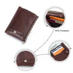 Petit Portefeuille Homme Cuir RFID - ROLF