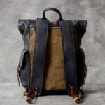 Sac à Dos Roll Top Cuir Véritable - DAERON