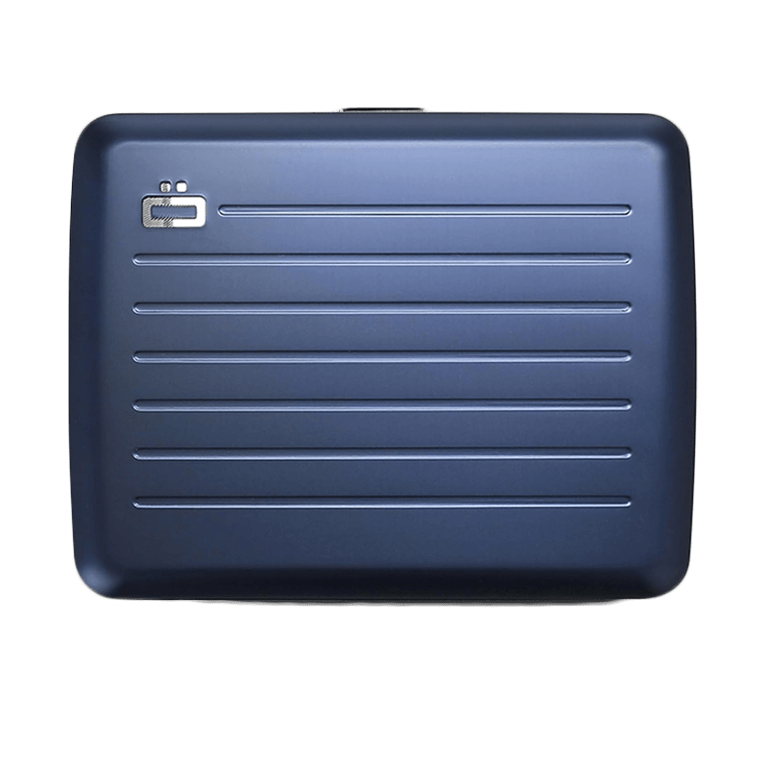 Portefeuille Compagnon Femme ÖGON Lady Case Helsinki - Aluminium Matelassé Format Passeport Avec Protection RFID