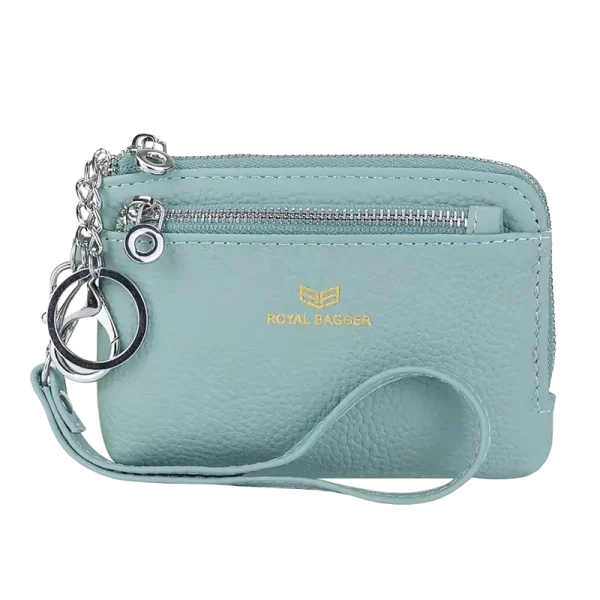 Petit Portefeuille RFID Femme Bracelet Turquoise MARITZA